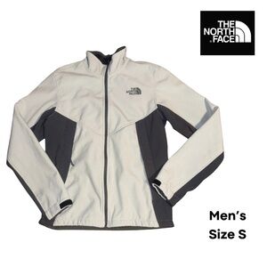 The North Face Soft Shell Jacket – Light Gray & Dark Gray – Size Small